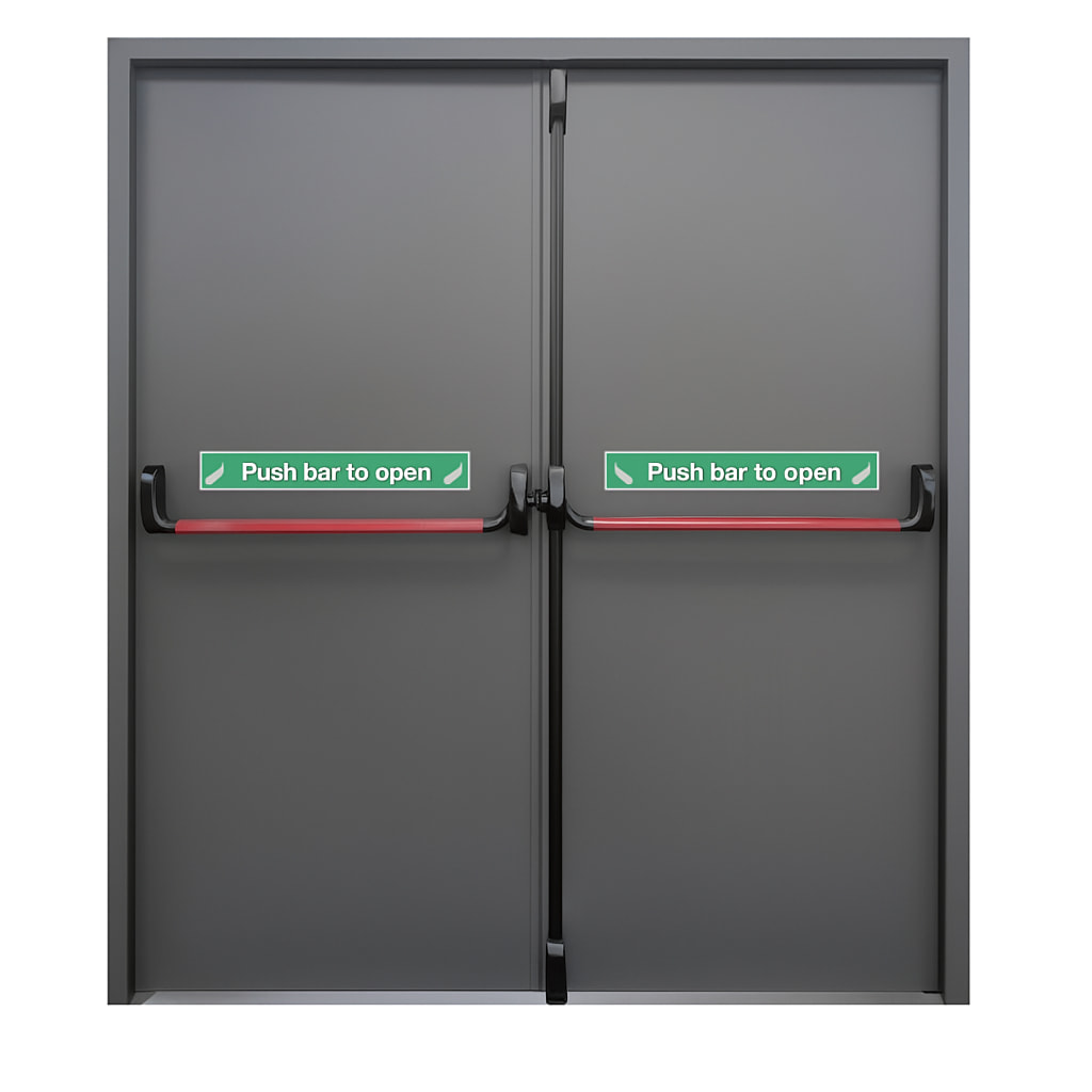 Porta corta-fogo normal de duas folhas 3