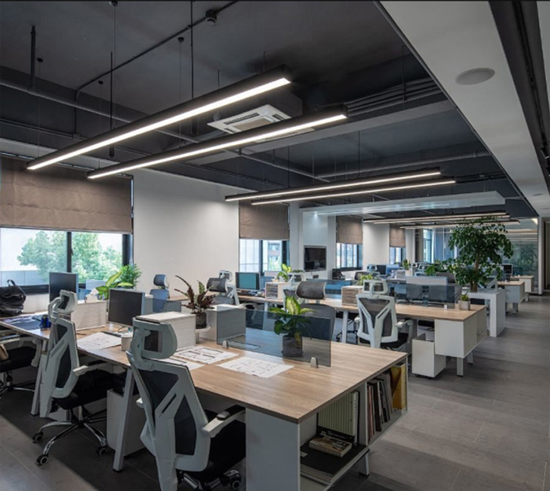 linear-light-led-40W-50W-IP20-preto-aplicação